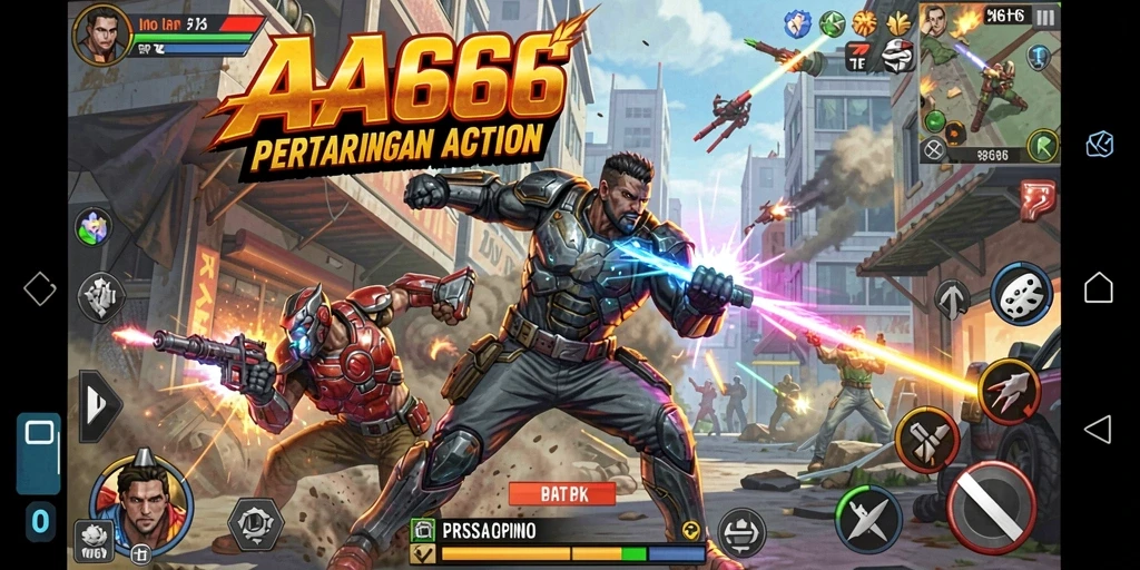 Gameplay seru AA666 dengan pertarungan yang mendebarkan.