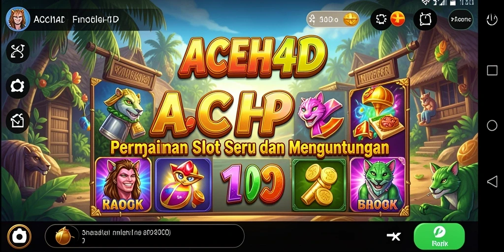 Tampilan gameplay menawan dari ACEH4D dengan fitur slot yang beragam.
