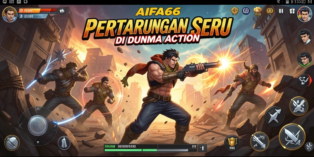 Tampilan gameplay AIFA66 yang seru dan penuh aksi.