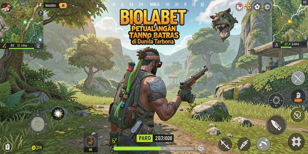 Tampilan gameplay <strong>BIOLABET</strong> yang menakjubkan dalam dunia terbuka.