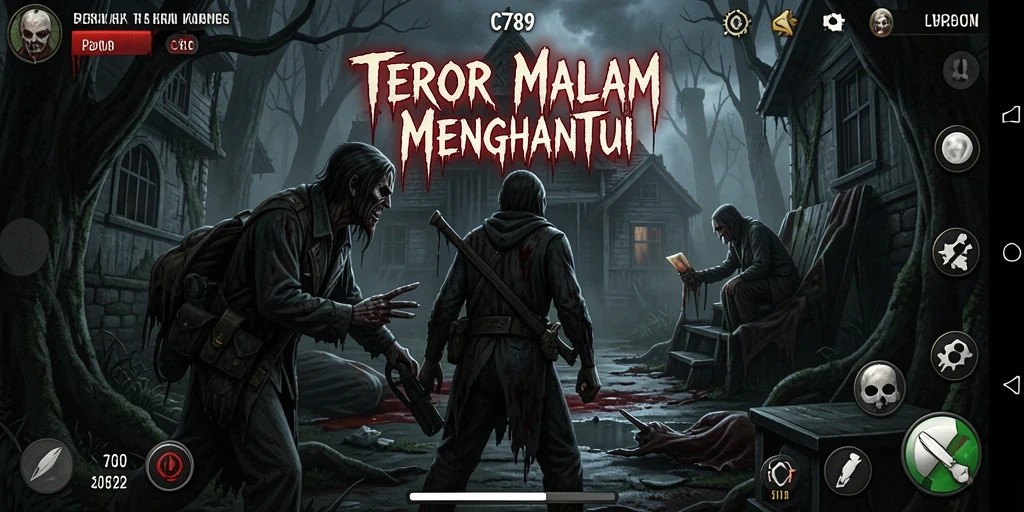 Screenshot menampilkan adegan menegangkan dalam game C789.