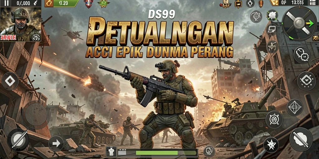Tampilan gameplay DS99 yang mendebarkan dan penuh aksi.