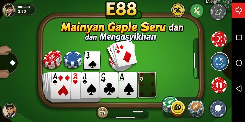 Tampilan gameplay E88 yang seru dan menantang.