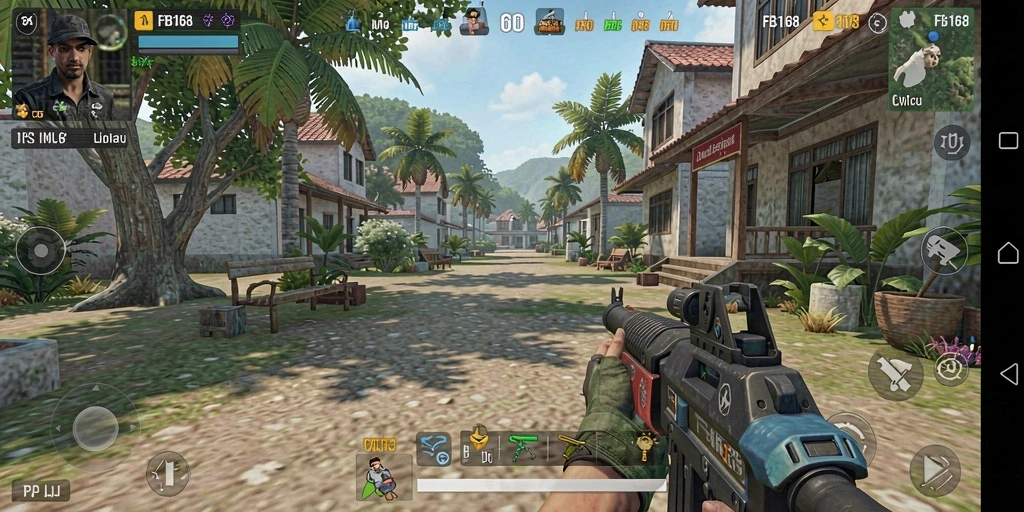 Tampilan gameplay menarik dengan aksi menegangkan di FB168.