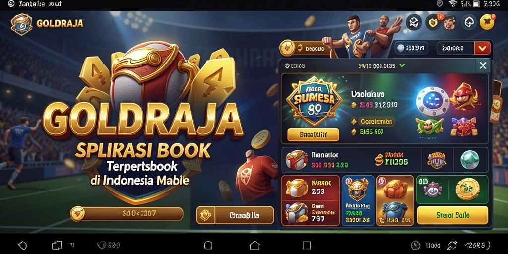 Screenshot gameplay GOLDRAJA yang menampilkan fitur taruhan langsung.