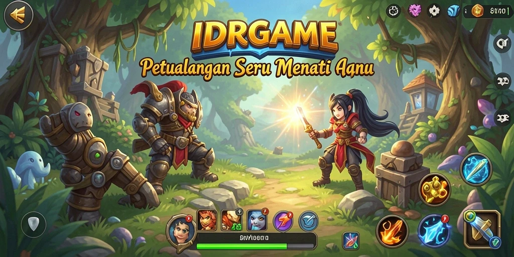 Screenshot gameplay <strong>IDRGAME</strong> menunjukkan aksi seru dalam petualangan.