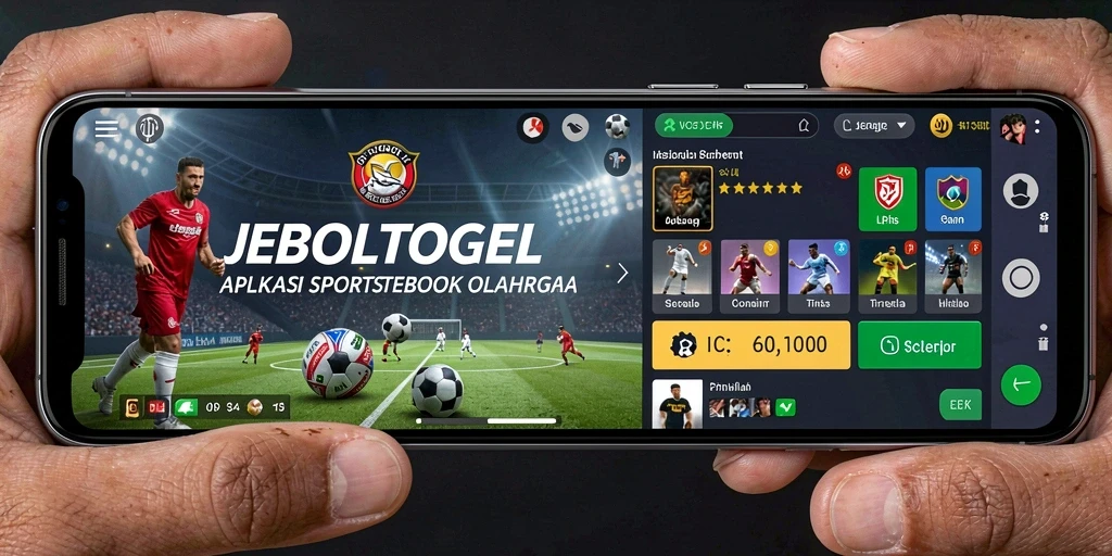 Screenshot utama JEBOLTOGEL menampilkan pengalaman taruhan olahraga yang seru.