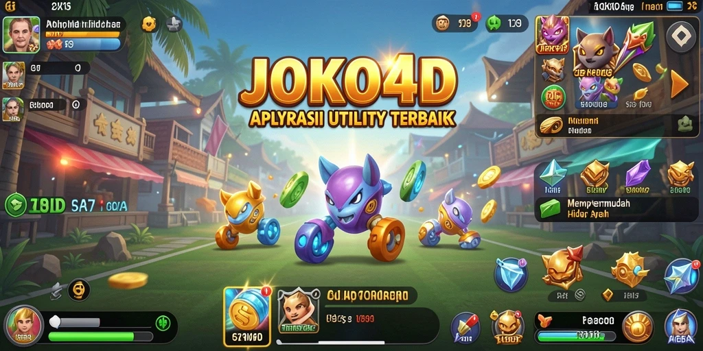 Screenshot utama JOKO4D menampilkan antarmuka aplikasi yang intuitif dan mudah digunakan.