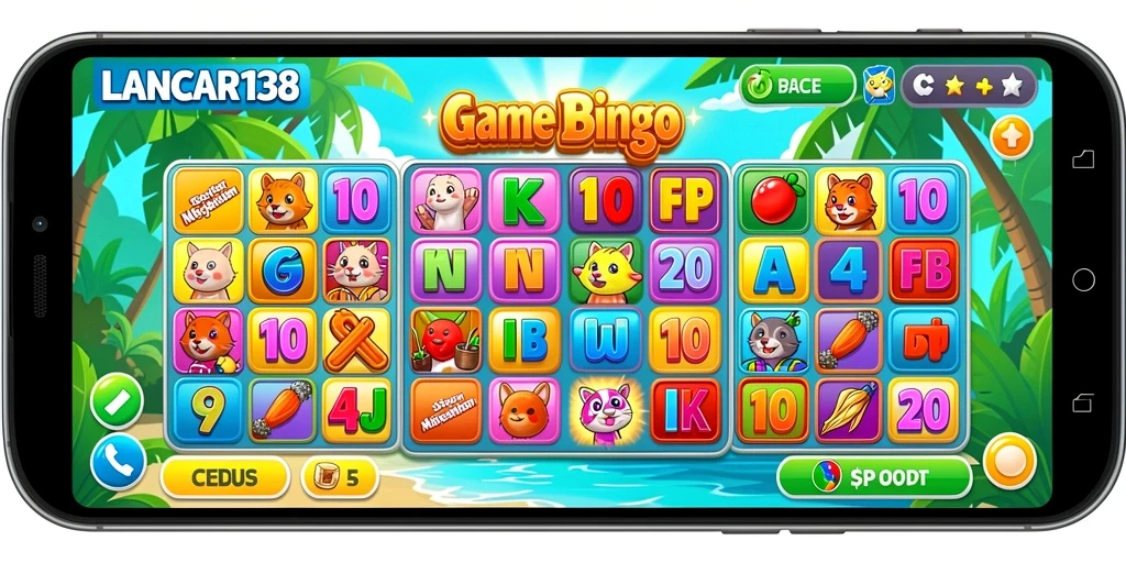 Screenshot utama LANCAR138 dengan gameplay Bingo yang menarik.