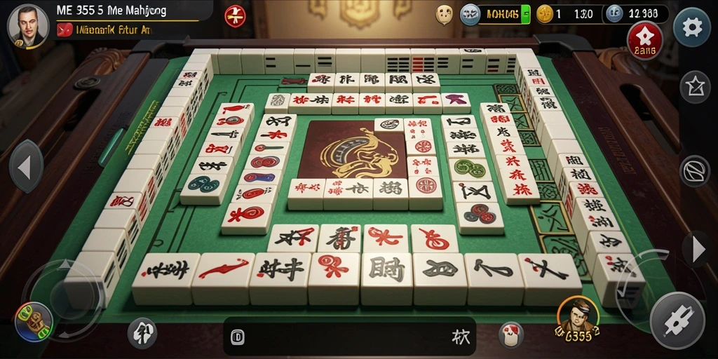 Screenshot ME355 yang menunjukkan gameplay seru Mahjong.