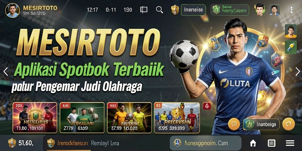Tampilan menarik dari fitur taruhan dalam aplikasi MESIRTOTO.