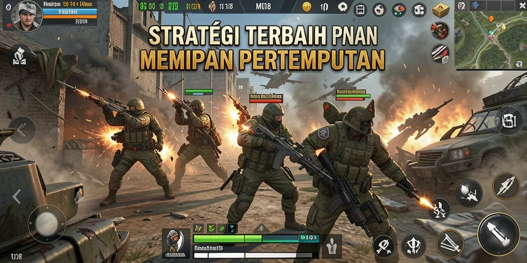 Tangkapan layar MG108 menampilkan aksi strategi yang mendebarkan.