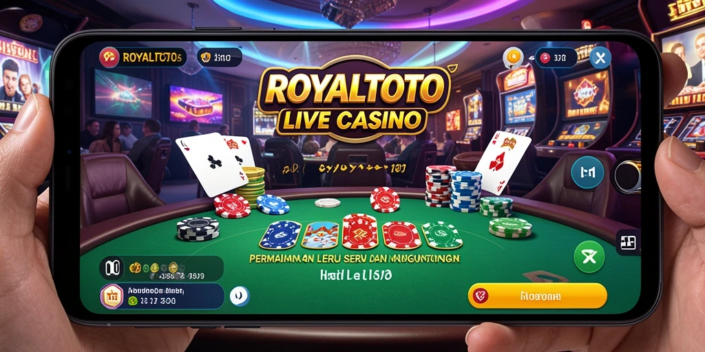 Tampilan gameplay menegangkan dan interaktif di ROYALTOTO.