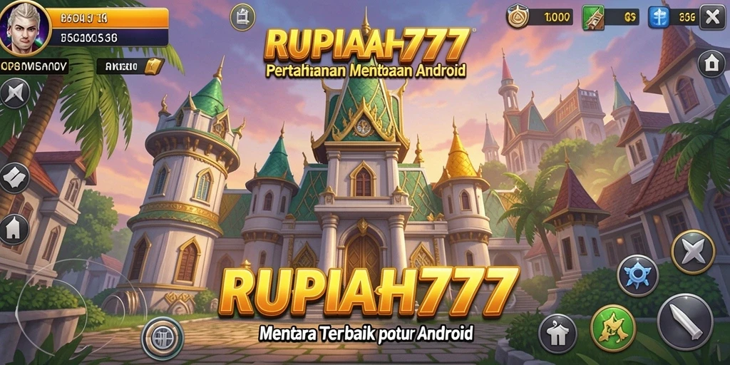 Tangkapan layar gameplay Tower Defense RUPIAH777 yang menegangkan.