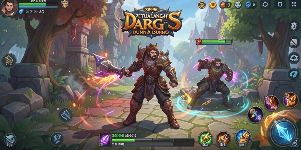 Screenshot gameplay ARPG SR996 menampilkan aksi seru dan grafis menarik.