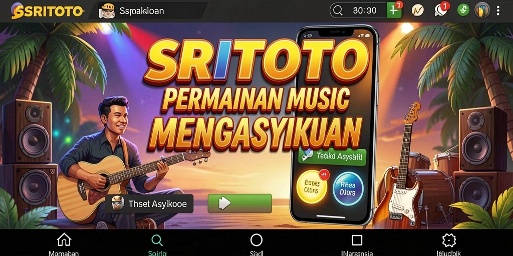 Tampilan gameplay <strong>SRITOTO</strong> yang seru dan interaktif dalam musik.