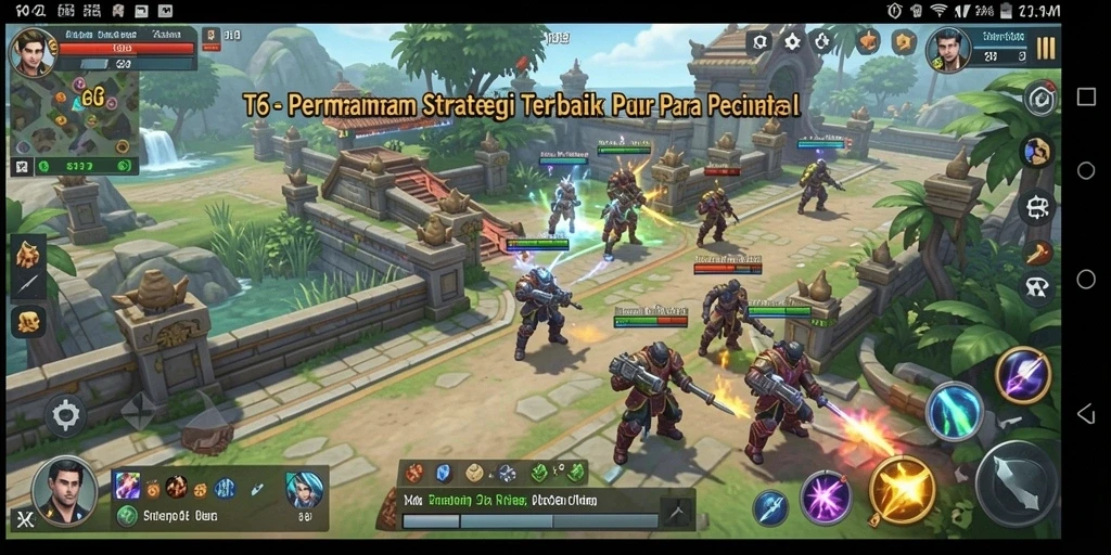 Tampilan gameplay T6 yang mendebarkan dan penuh strategi.