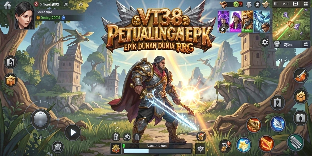 Tampilan gameplay <strong>VT38</strong> dengan aksi seru dan karakter yang kuat.